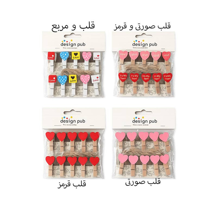 گیره چوبی فانتزی 51155